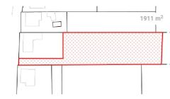  Na predaj lukratívny stavebný pozemok 1 911 m² – Kocurice pri Piešťano